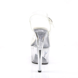 Pleaser ADORE-708 Clear Platform High Heeled Shoes