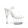 Pleaser ADORE-708 Clear Platform High Heeled Shoes