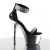 Pleaser ADORE-769RS Chrome Platform Ankle Cuff Heels