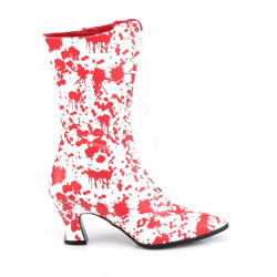 Funtasma VICTORIAN-120BL White Red Patent Sale Women