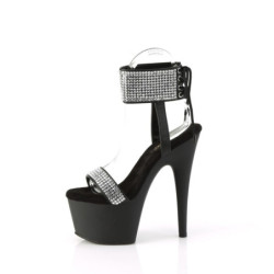 Pleaser ADORE-770 Black Vegan Leather Strass Sale Women