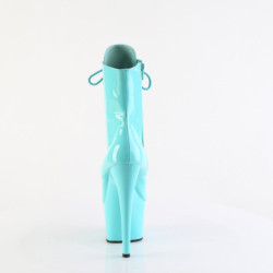 Pleaser ADORE-1020 Baby Blue Patent Women Ankle Boots