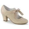Pin Up Couture WIGGLE-32 Beige Vegan Leather Sale Women