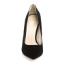 Pleaser AMUSE-20 Velvet Pointed Toe Stiletto Pumps
