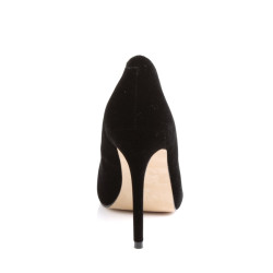 Pleaser AMUSE-20 Velvet Pointed Toe Stiletto Pumps