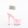 Pleaser ADORE-791-2RS Transparent Rose Sale High Heels