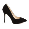 Pleaser AMUSE-20 Velvet Pointed Toe Stiletto Pumps