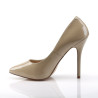 Pleaser AMUSE-20 Cream Pointed Toe Stiletto Pumps