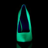 Pleaser AMUSE-20 Neon Green Pointed Toe Stiletto Pumps