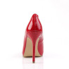 Pleaser AMUSE-20 Red Pointed Toe Stiletto Pumps