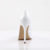 Pleaser AMUSE-20 White Pointed Toe Stiletto Pumps