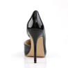 Pleaser AMUSE-22 Black Patent D'Orsay Stiletto Pumps