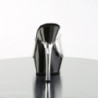 Pleaser ALLURE-601 Transparent Black High Heeled Mules