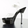 Pleaser ALLURE-608 Transparent Black Sale Women