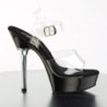 Pleaser ALLURE-608 Transparent Black Sale Women