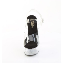 Pleaser CAPTIVA-608 Black Insole High Heels Platform Shoes