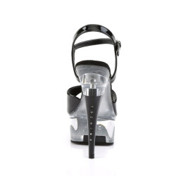 Pleaser CAPTIVA-609 Clear Platform High Heeled Shoes