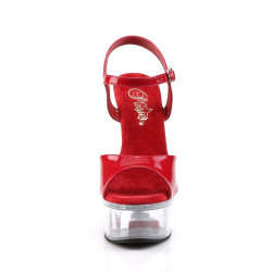 Pleaser CAPTIVA-609 Red Patent High Heeled Women Shoes