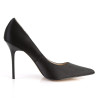 Pleaser CLASSIQUE-20 Satin Pointed-Toe Stiletto Pumps