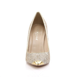 Pleaser CLASSIQUE-20 Glitter Pointed-Toe Stiletto Pumps