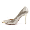 Pleaser CLASSIQUE-20 Glitter Pointed-Toe Stiletto Pumps