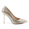 Pleaser CLASSIQUE-20 Glitter Pointed-Toe Stiletto Pumps