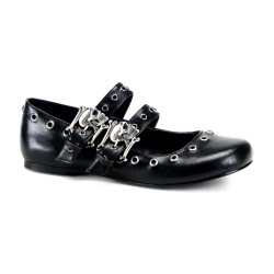 Demonia DAISY-03 Black Vegan Maryjane Women Ballerina