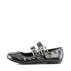 Demonia DAISY-03 Black Vegan Maryjane Women Ballerina