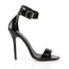 Pleaser AMUSE-10 Black Patent High Heels Sandals Women