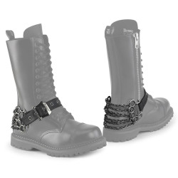 Demonia DA-515 Black Vegan Leather Accessories Women