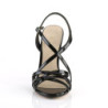 Pleaser AMUSE-13 Black High Heels Summer Sandals Women