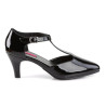 Pleaser Pink Label DIVINE-415 Patent D'orsay Pumps Men