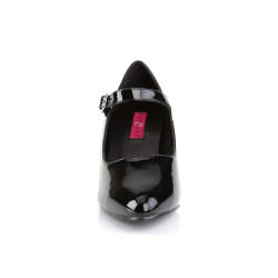 Pleaser Pink Label DIVINE-440 Black Patent Pumps Men