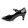 Pleaser Pink Label DIVINE-440 Black Patent Pumps Men