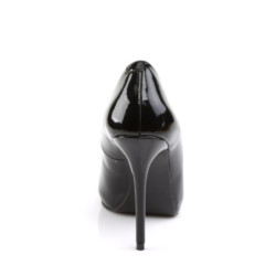 Pleaser AMUSE-20 Patent Pointed Toe Stiletto Pumps