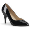Pleaser Pink Label DREAM-420 Black Patent Pumps Men