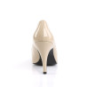 Pleaser Pink Label DREAM-420 Cream Patent Pumps Men