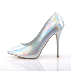 Pleaser AMUSE-20 Hologram Pointed Toe Stiletto Pumps