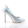 Pleaser AMUSE-20 Hologram Pointed Toe Stiletto Pumps