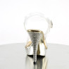 Fabulicious ELEGANT-408 Gold High Heeled Sandals Women