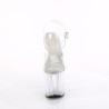 Pleaser ENCHANT-708 Clear Platform High Heeled Pole Shoes