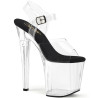 Pleaser ENCHANT-708 Black Insole High Heeled Pole Shoes