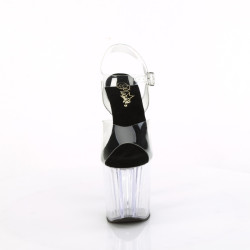 Pleaser ENCHANT-708 Black Insole High Heeled Pole Shoes