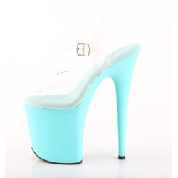 Pleaser FLAMINGO-808 Baby Blue Platform Pole Dance Shoes