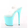 Pleaser FLAMINGO-808 Baby Blue Platform Pole Dance Shoes