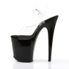 Pleaser FLAMINGO-808 Black Platform Pole Dance Shoes