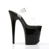 Pleaser FLAMINGO-808 Black Platform Pole Dance Shoes
