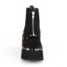 Demonia ASHES-100 Black Vegan Suede Sale Women