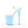 Pleaser FLAMINGO-808 Blue Platform Pole Dance Shoes
