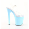 Pleaser FLAMINGO-808 Blue Platform Pole Dance Shoes
